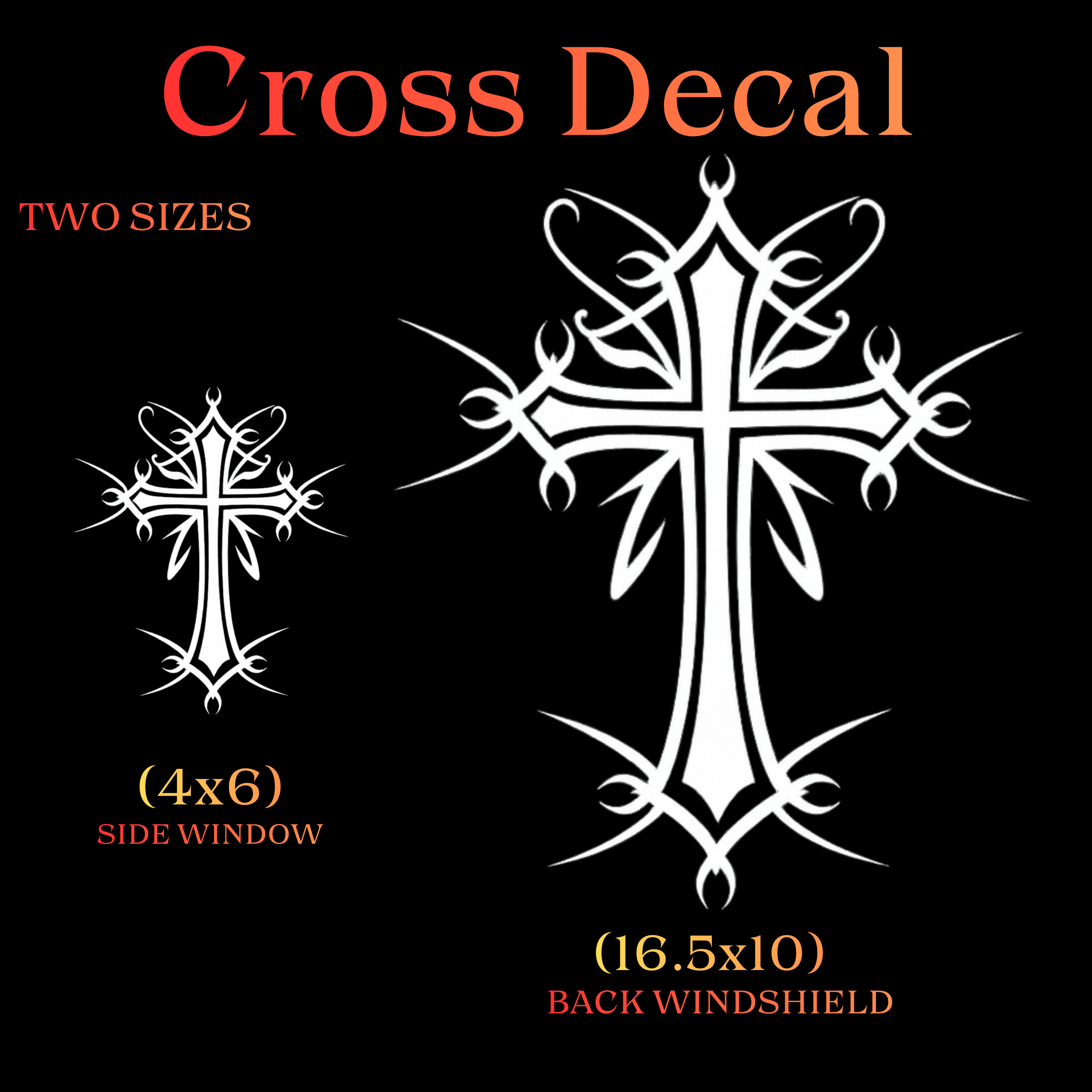 Cross Decal